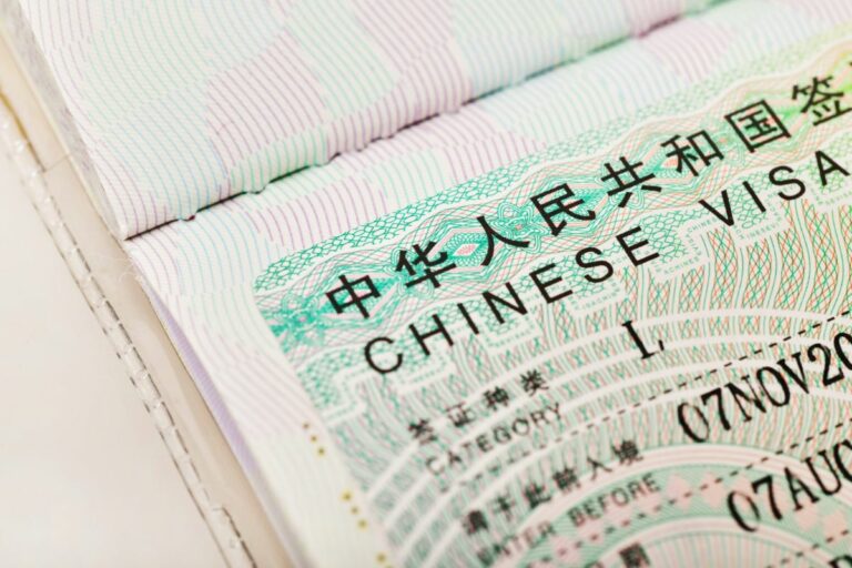 China Visa Regulations for Indian