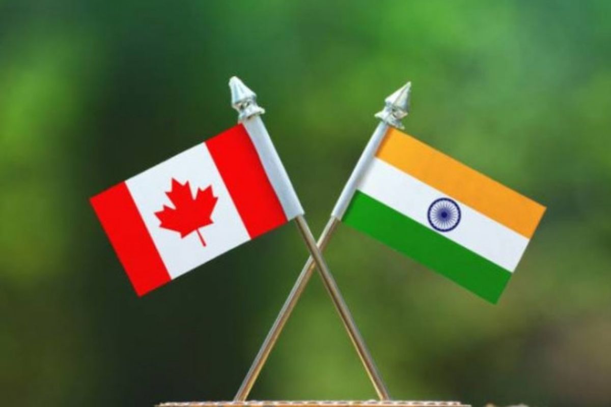India and Canada Flags