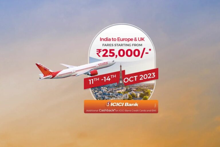 Air India Europe Flight