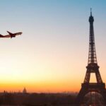 Eiffel Tower and Aircraft