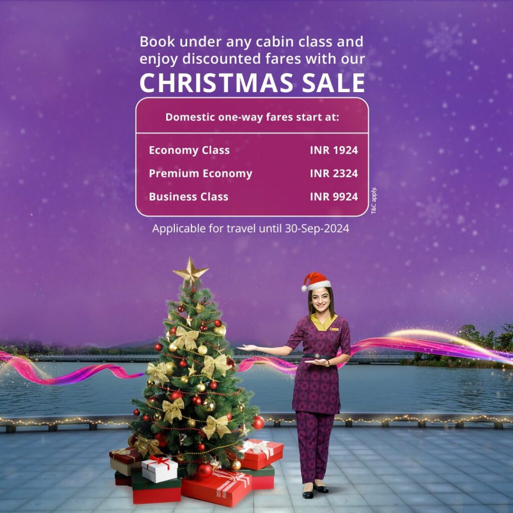 Vistara Christmas Sale