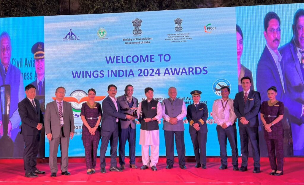 Vistara Best Airline of the Year awards at Wings India 2024