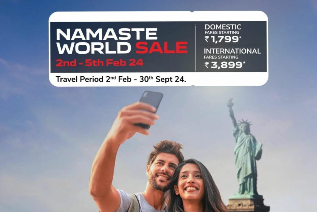 Air India Namaste World Sale