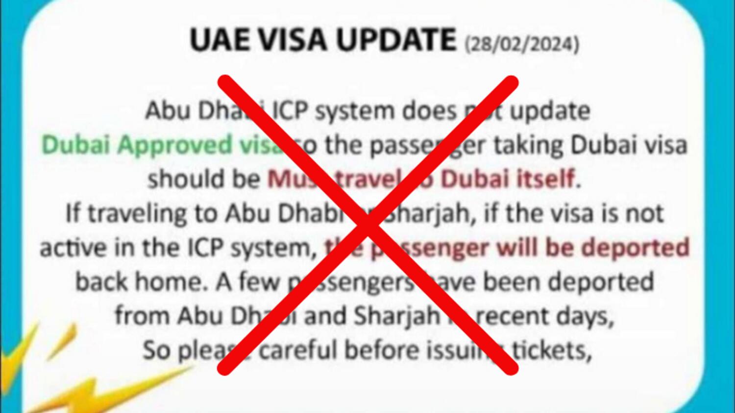 Can You Enter Abu Dhabi or Sharjah with a Dubai Visa? - Fact Check