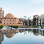 Taza Pir Mosque in Baku, Azerbaijan