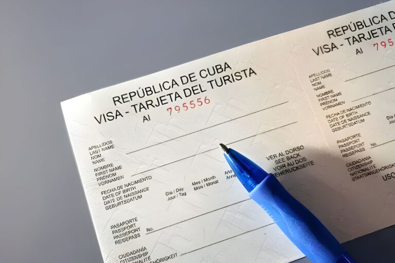 Cuba Tourist Card