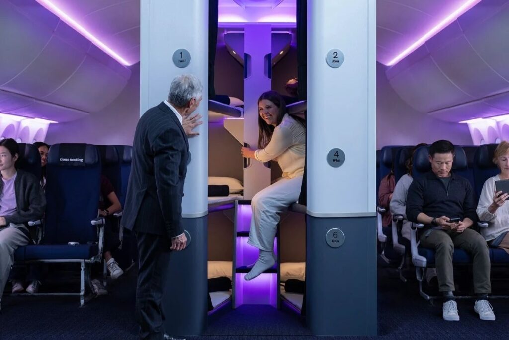 Air New Zealand Launches Skynest Sleep Pods for Economy Passengers on ...
