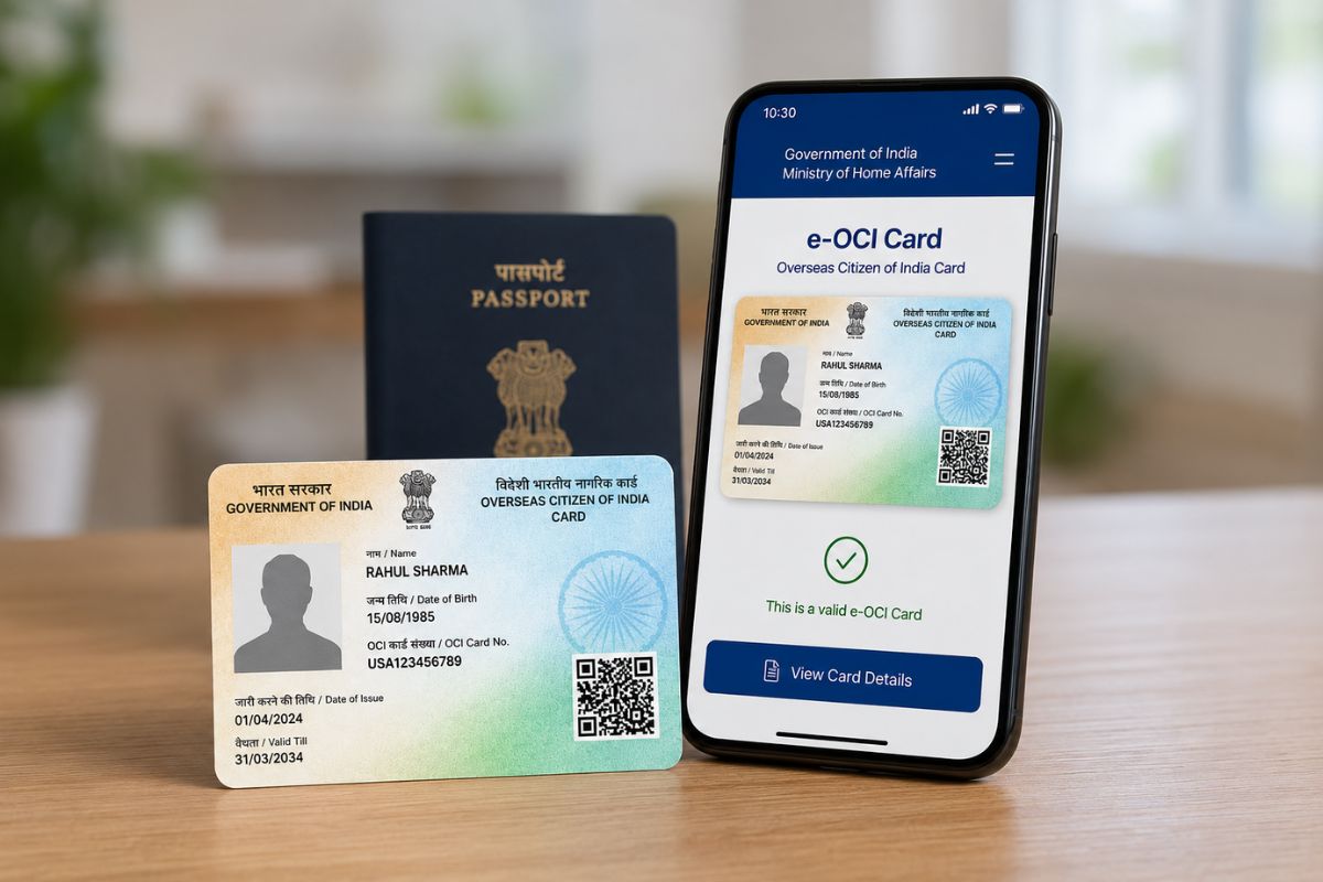 India Launches e-OCI Card: No More OCI Reissue After New Passport at 20 ...